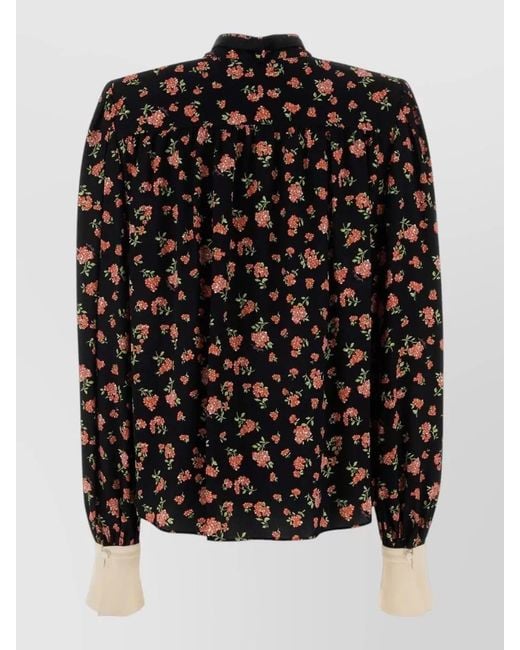 Valentino Garavani Black Printed Shirt for men