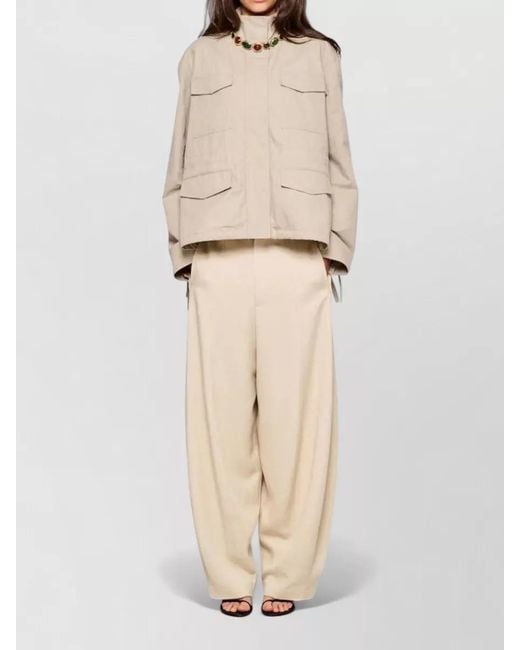OOF WEAR Natural Cotton Tech Field Jacket Front Pockets