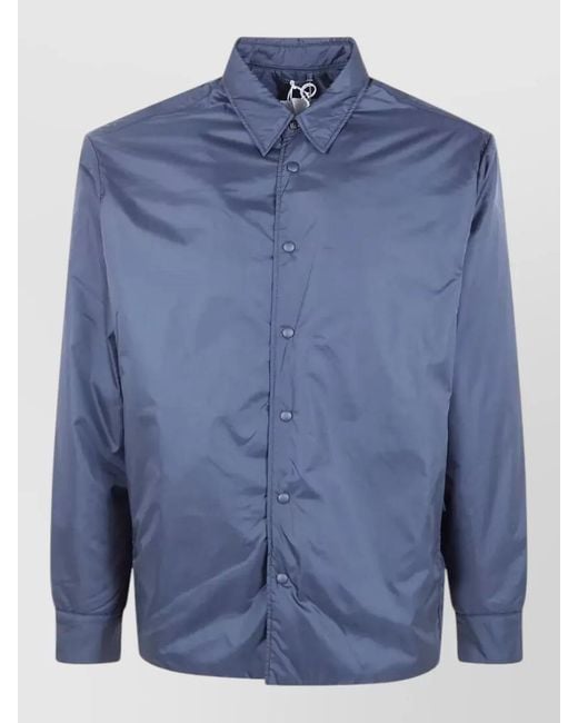 Aspesi Blue Polyamide Shirt for men