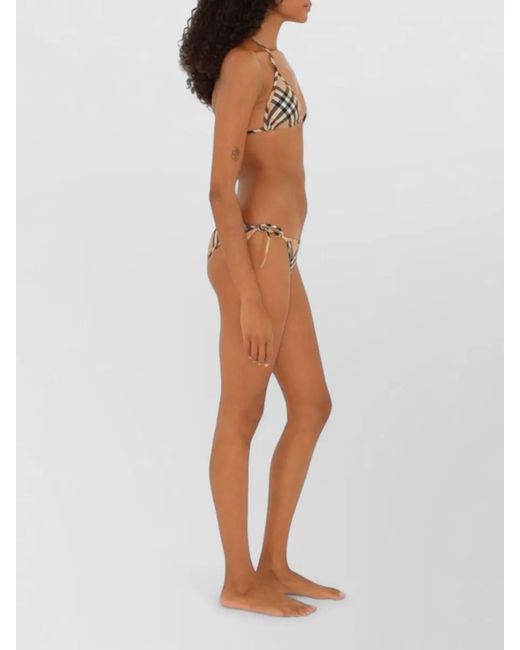 Burberry Natural Check Bikini Briefs