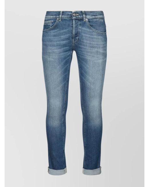 Dondup Blue Denim Skinny Trousers for men