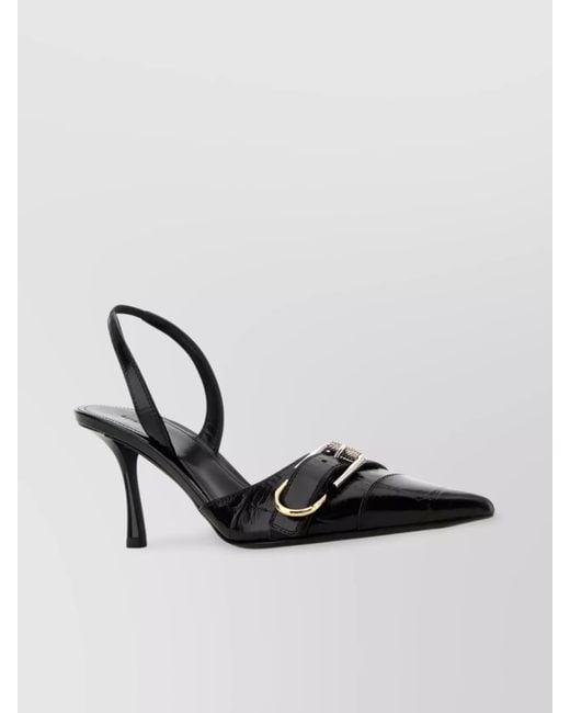Givenchy Metallic Leather Slingback Pumps