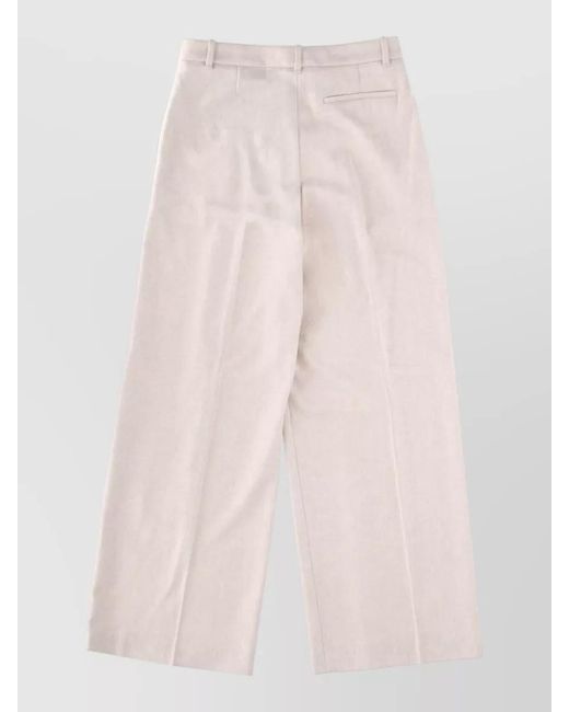 Boss Pink Wide-Leg Trousers