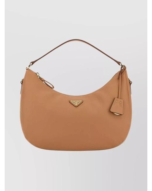 Prada White Leather Shoulder Bag