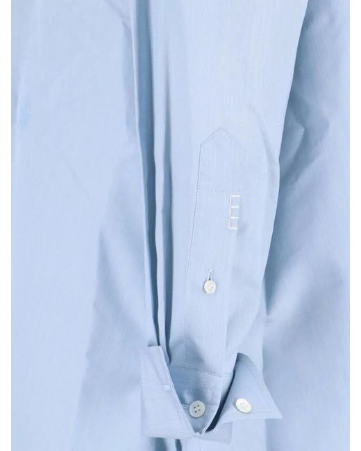J.W. Anderson Blue Knee Length Dress Asymmetric Hem Cuffs