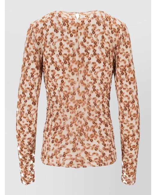 Isabel Marant White Gladice Stretch Top Knotted Cut Out Ruched