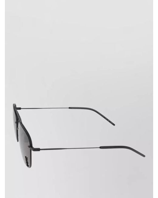 Saint Laurent Gray Sunglasses Sl 309 M 001 Metal Double Bridge