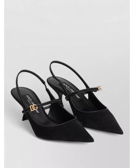 Dolce & Gabbana Multicolor Leather Slingback Mules