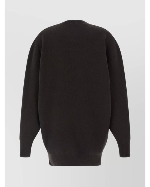 Tom Ford Gray Sculptural Double Face Dress
