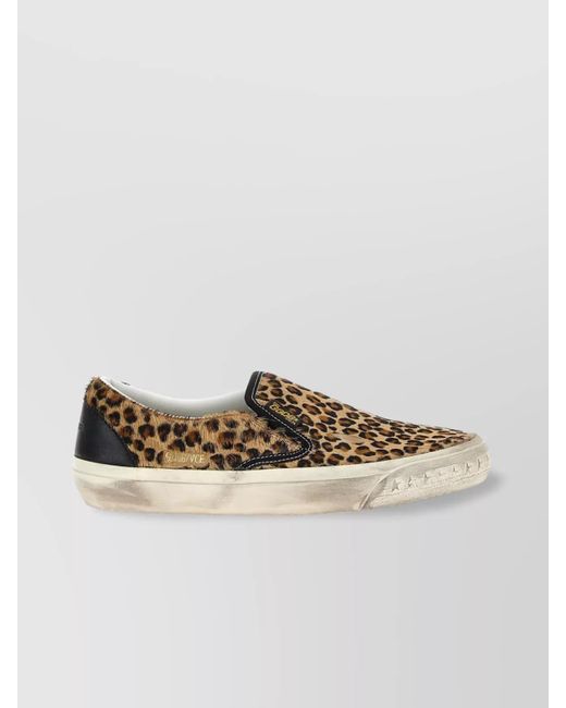 Golden Goose Deluxe Brand Multicolor 'Leopard Print Slip-On Sneakers' for men