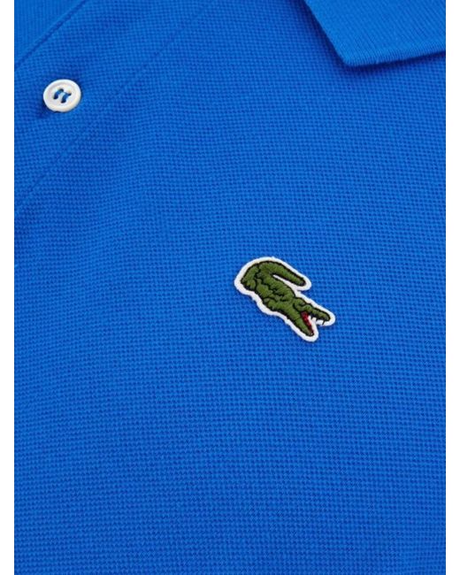 Comme des Garçons Blue Cotton Piqué Polo Shirt for men