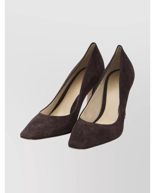 The Row Natural Suede Carla 80 Pumps
