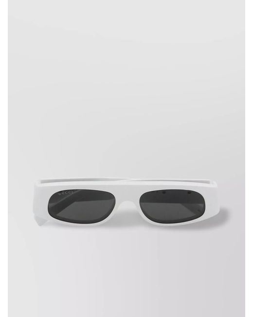 Gucci White Acetate Sunglasses
