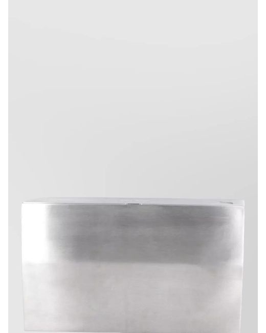 Rick Owens Gray Na Clutch Bag