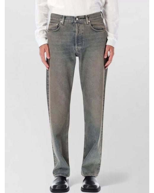 Haikure Gray Denim Jeans Achille for men
