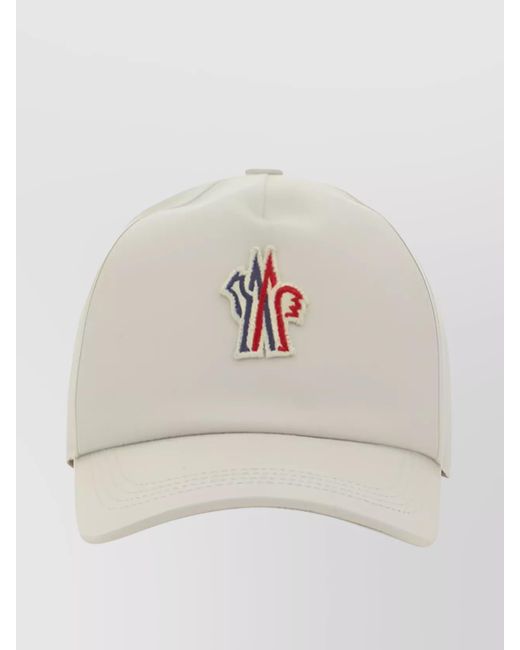 Moncler Natural Embossed Design Cotton Baseball Cap for men