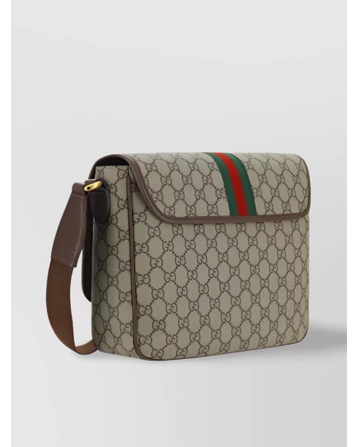 Gucci Gray Ophidia Shoulder Bag for men