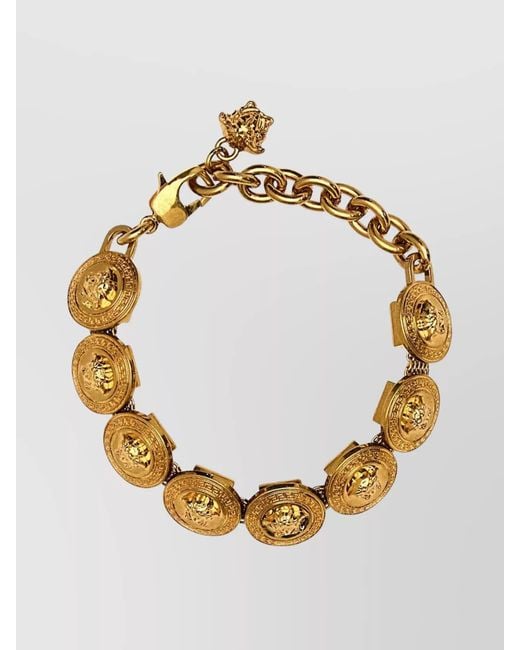 Versace Metallic Cable-Link Chain Bracelet