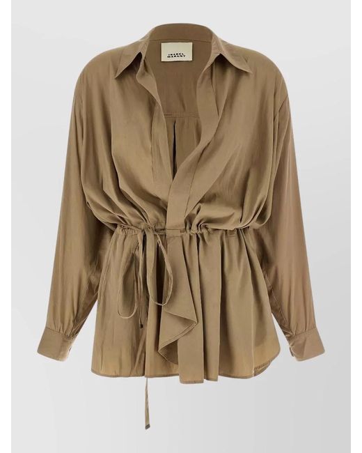 Isabel Marant Natural Keren Tailored Blazer Jacket Collared Neck