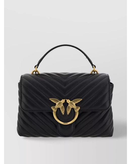 Pinko Black Love Lady Mini Handbag