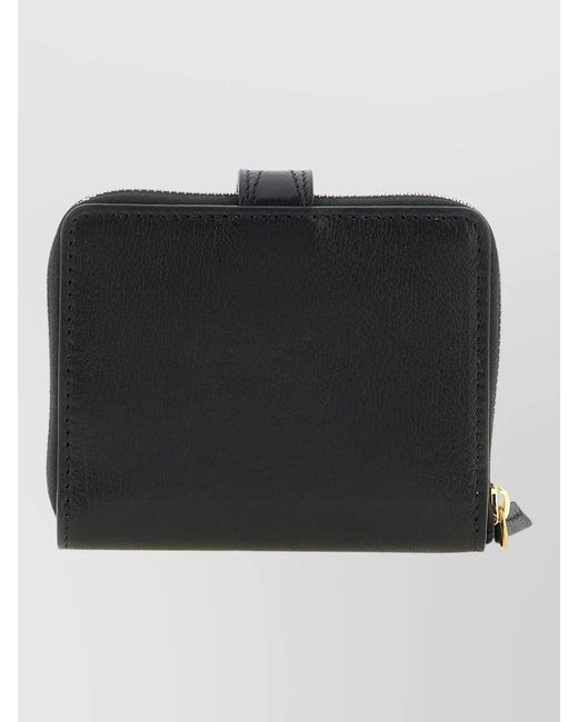Chloé Black Leather Keyring