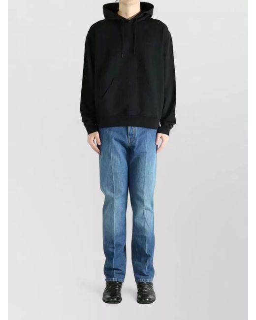 Givenchy Black Couture Seam Regular Fit Graphic Hoodie for men
