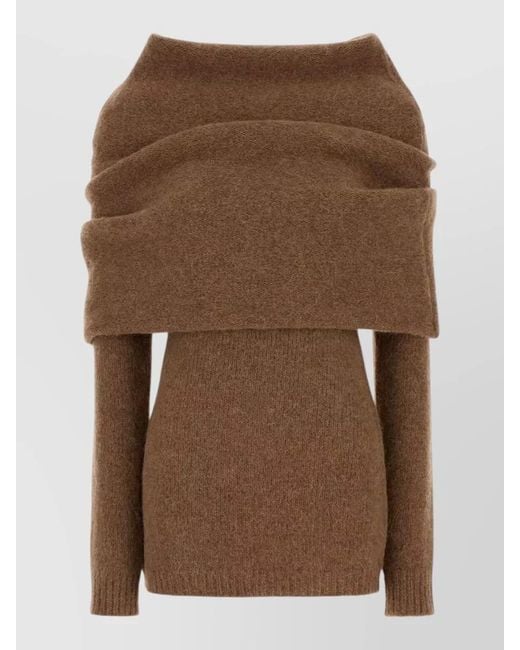 Entire studios Brown Wool-Blend Sweater