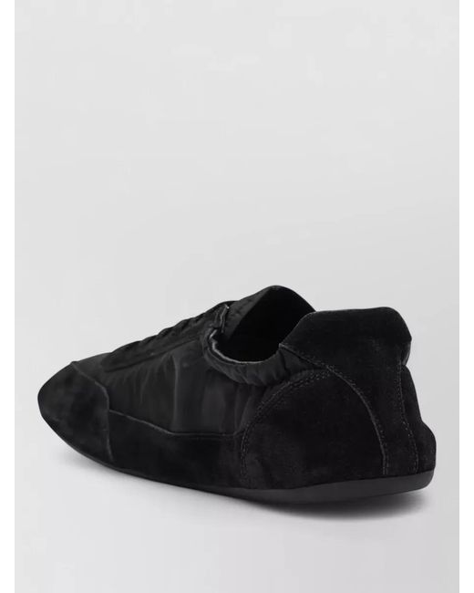 Prada Black Sneakers Elasticated Collar Low Profile Sole for men