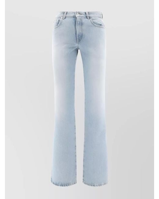 Off-White c/o Virgil Abloh Blue Denim Baggy Jeans