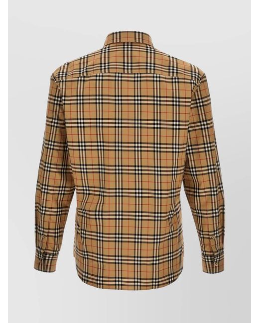 Burberry Natural Simson Cotton Shirt for men