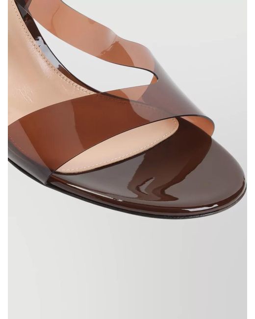 Gianvito Rossi Pink Pvc Metropolis Sandals