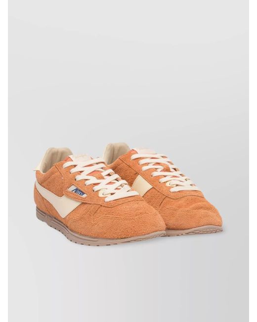 Autry Pink Windspin Low-Top Sneakers for men