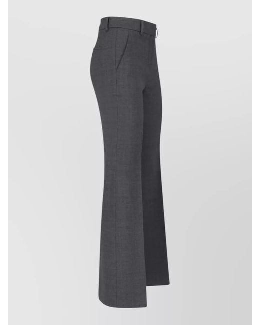 Incotex Gray Straight-Leg Suit Trousers