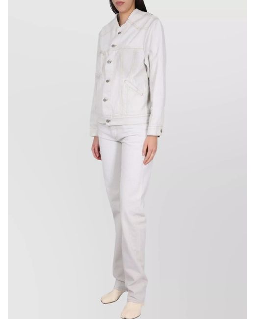 Maison Margiela White Denim Jacket
