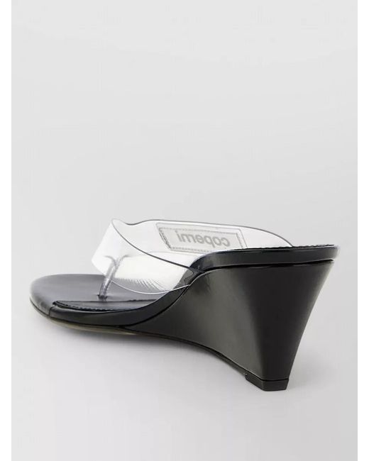Coperni Multicolor Pvc Wedge Thong Sandals