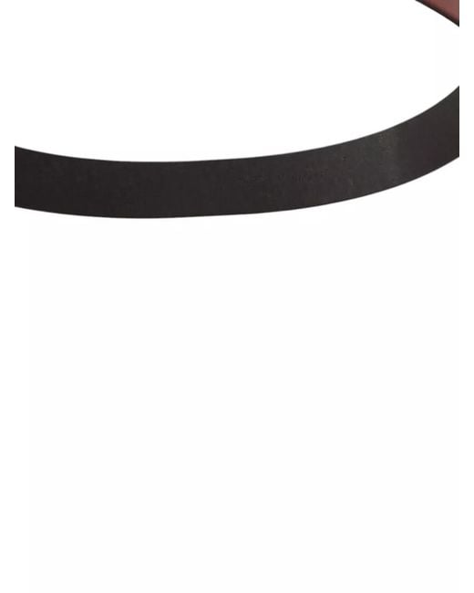 Dolce & Gabbana Black Leather Belt Logo Engraved Buckle