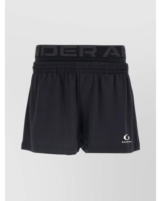 Balenciaga Blue Running Short Shorts