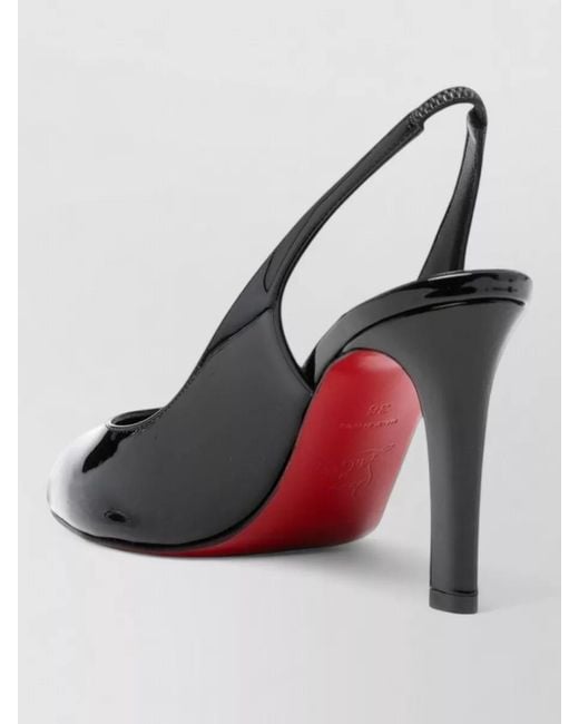 Christian Louboutin Metallic Fannylove Patent Pumps Pointed Toe Sole