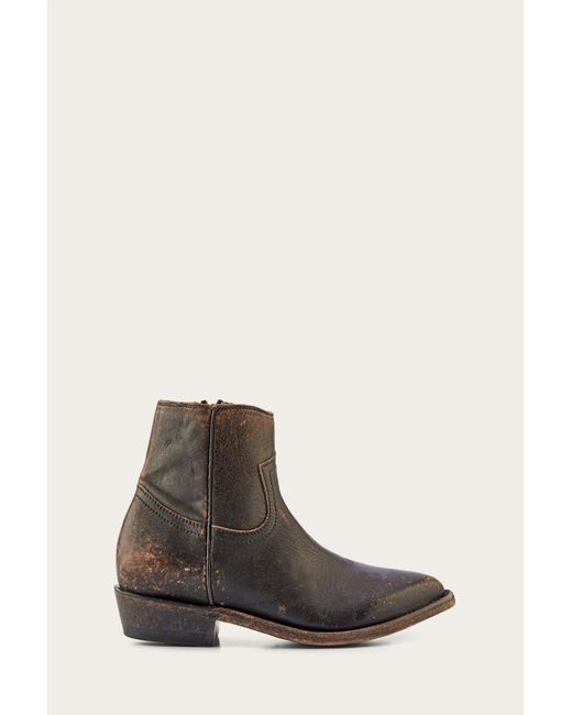 frye farrah inside zip bootie
