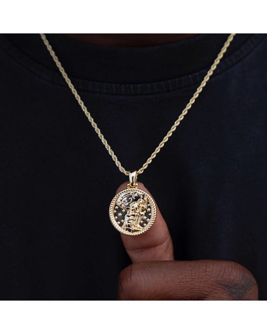 Mens Jewellery Necklaces The GLD Shop Groot Pendant in Blue for Men 
