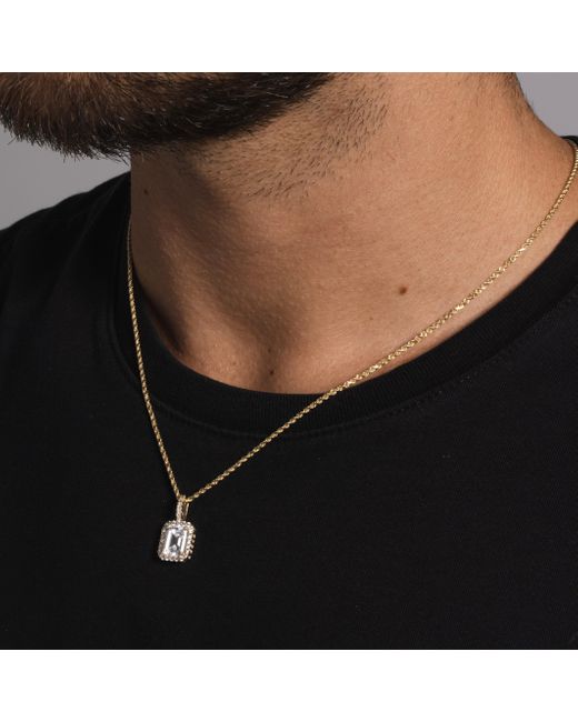 The GLD Shop 10k Solid Gold Iced Rock for Men | Lyst