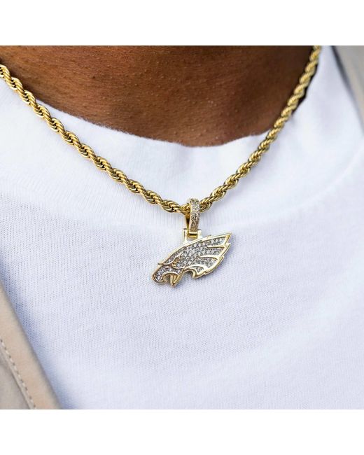 MOJO Philadelphia Eagles Slogan Fan Chain Necklace