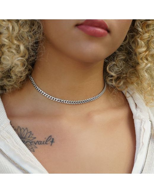 The GLD Shop Cuban Link Choker Lyst