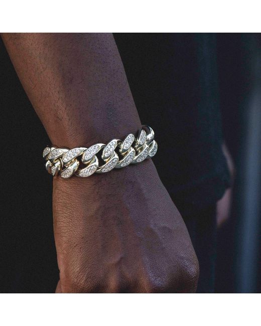 GLD Shop Diamond Cuban Link Bracelet 
