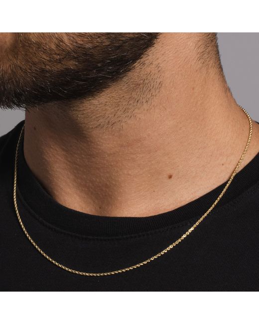 The GLD Shop 10k Solid Gold Rope Chain 