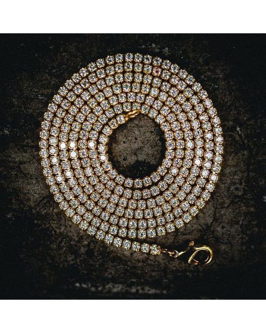 The GLD Shop Micro Tennis Necklace for 