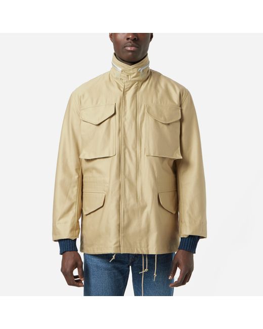 Orslow Cotton M65 Field Jacket in Brown for Men Lyst