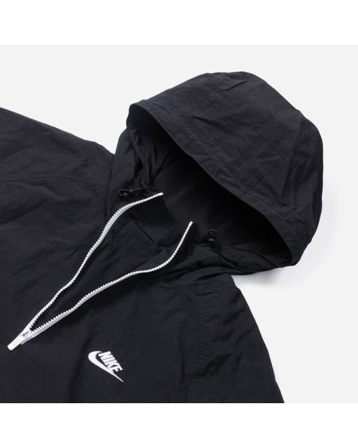 nike black anorak
