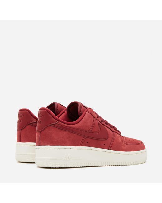 Nike Air Force 1 Low Premium Women's in Red | Lyst