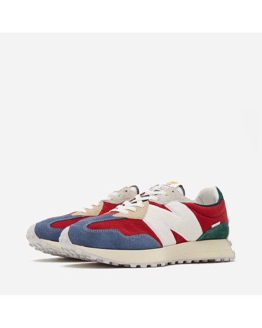 new balance 327 red and white